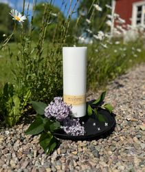 Trädgårdsljus 30 cm, VIT