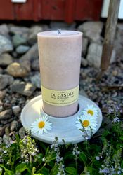 Trädgårdsljus, 20 cm, Puder