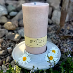 Trädgårdsljus, 20 cm, Puder