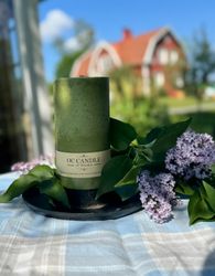 Trädgårdsljus, 20 cm, Grön