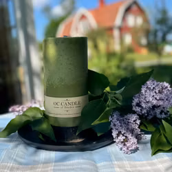 Trädgårdsljus, 20 cm, Grön