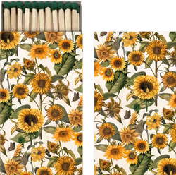 Tändstickor med solrosor