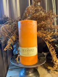 Trädgårdsljus, 20 cm, Apelsin