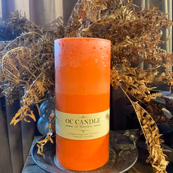 Trädgårdsljus, 20 cm, Pumpa