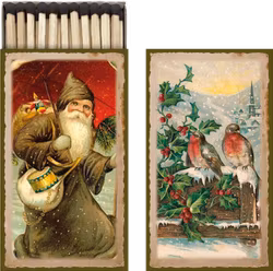 Tändstickor med julmotiv