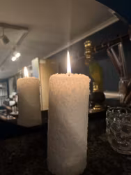 Blockljus Snöljus, 16 cm