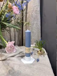 Ljusspira 20 cm BLÅ