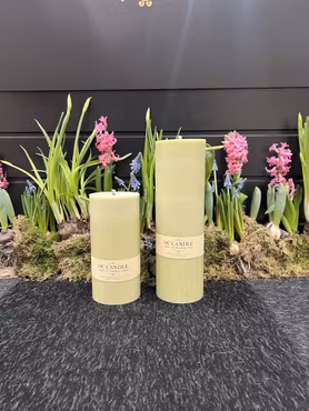 Trädgårdsljus, 20 cm, Ljusgrön