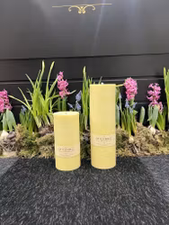 Trädgårdsljus, 20 cm, Gul