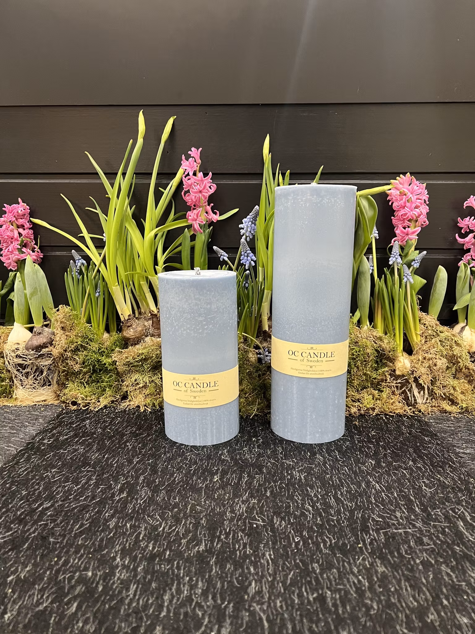 Trädgårdsljus 30 cm, Blå