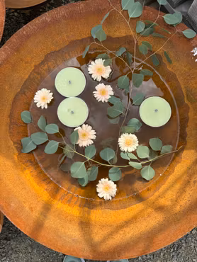 Flytljus för trädgården Ljusgrön