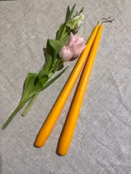 Handstöpta ljus, Gul