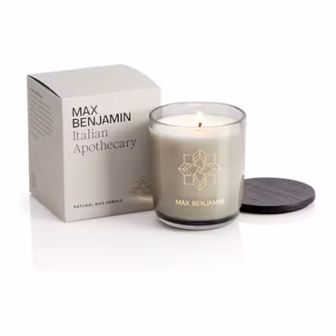 Ljus med Trälock 210g, Italian Apothecary