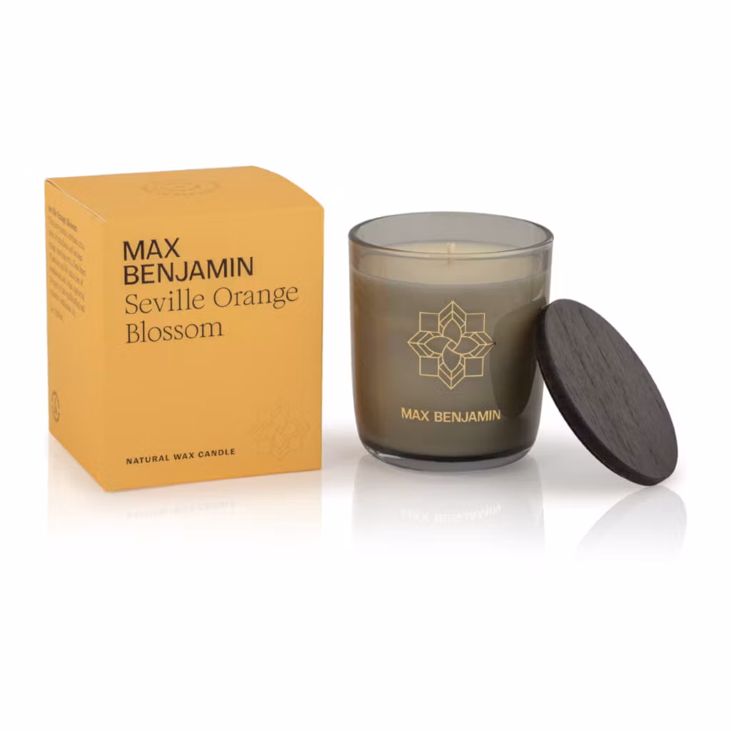 Ljus med Trälock 210g, Seville Orange Blossom