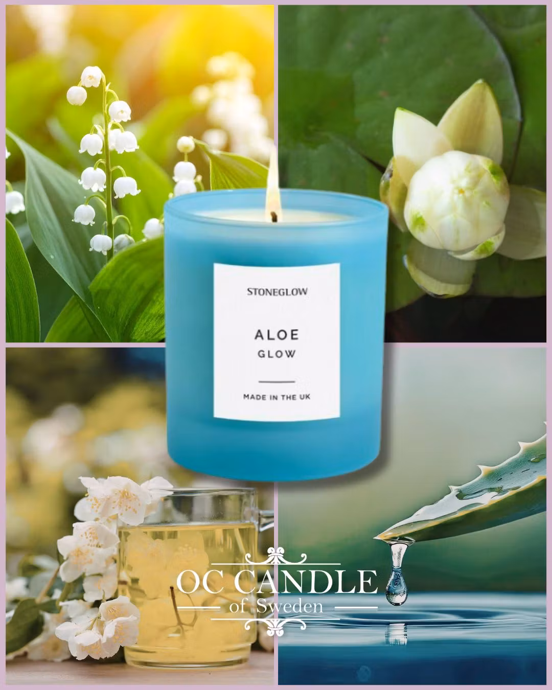 Doftljus Aloe Glow