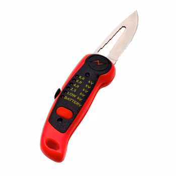 Stängseltestare med kniv och bultspännare
