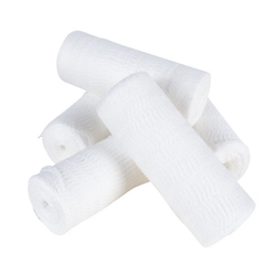 Gasbinda med vävd kant 5-pack