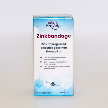 Zinkbandage Oelastisk, Vetprovide