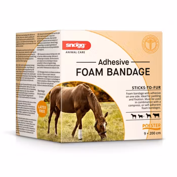 Snögg Animal Polster 9x200cm klisterhäftande skumförband adhesive foam bandage