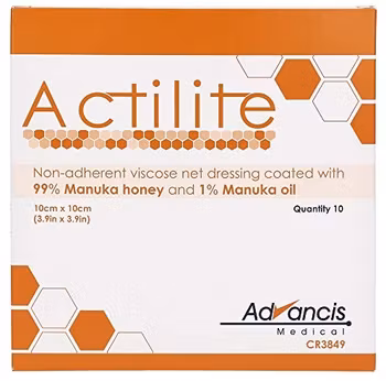 Kompress Honung 10 × 10 cm Activon Actilite