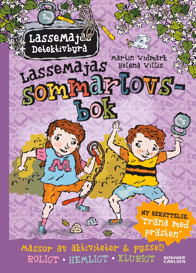 LasseMajas sommarlovsbok. Träna med Prästen - finns i Rutströms bokhandel