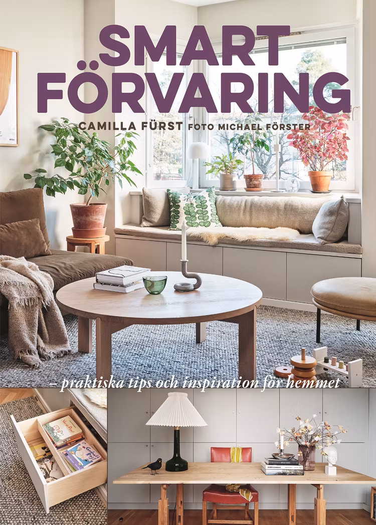 Smart förvaring - praktiska tips och inspiration för hemmet - finns i Rutströms bokhandel