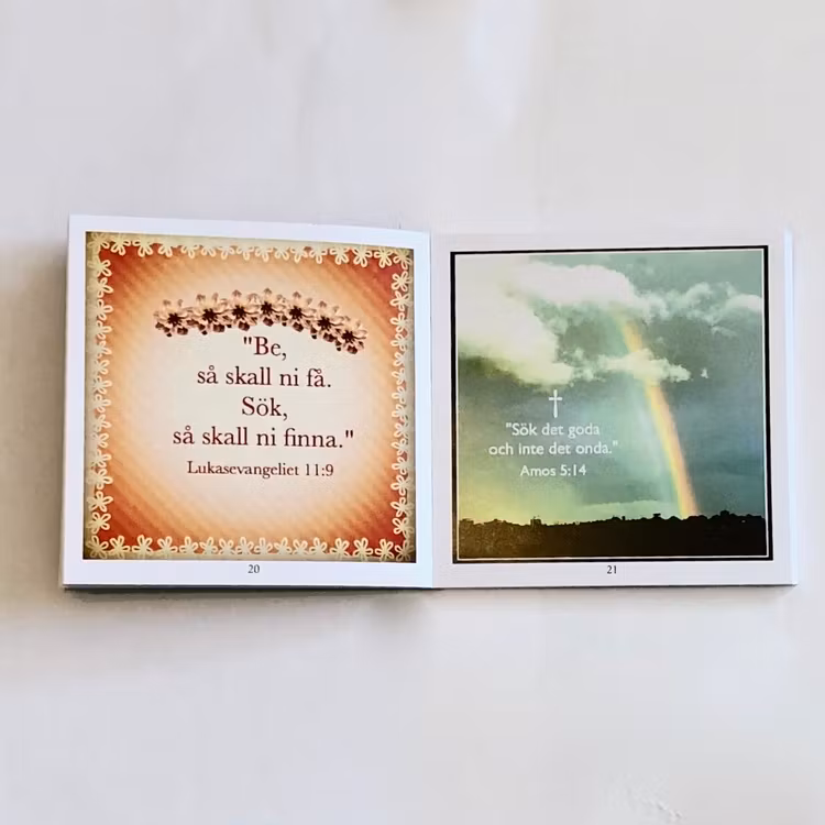 99 bilder med underbara bibelcitat - finns i Rutströms bokhandel