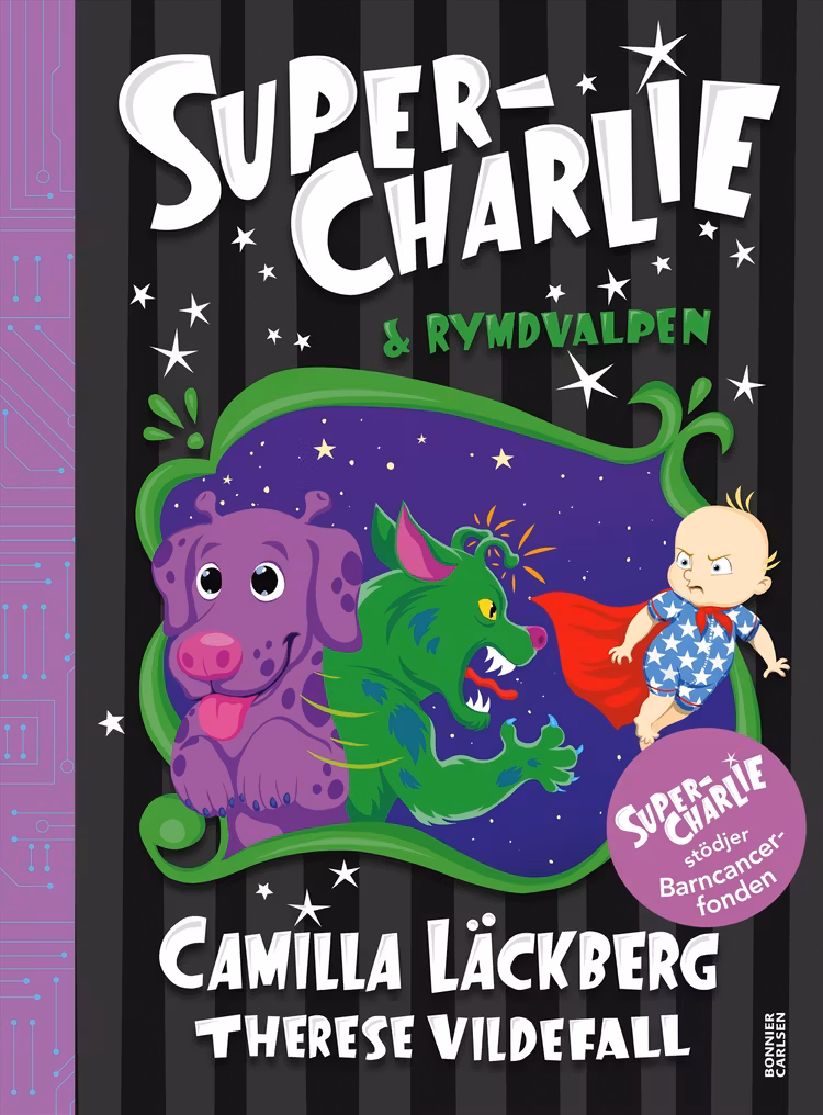 Super-Charlie och rymdvalpen - finns i Rutströms bokhandel