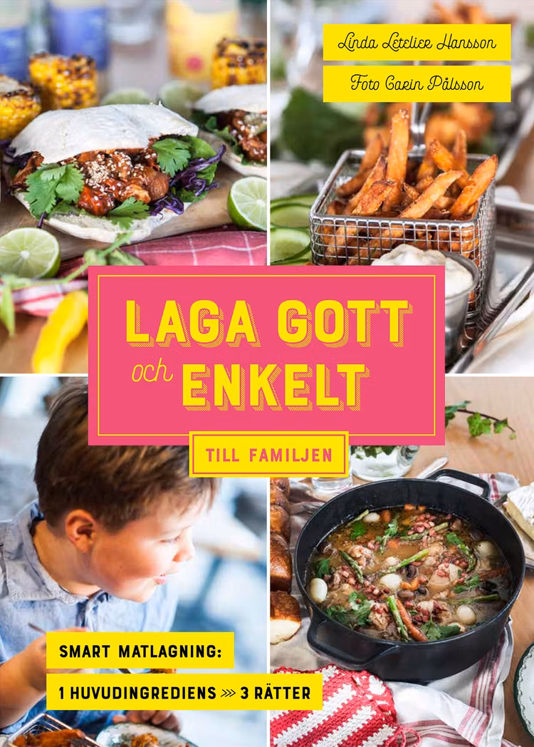Laga gott och enkelt till familjen - finns i Rutströms bokhandel