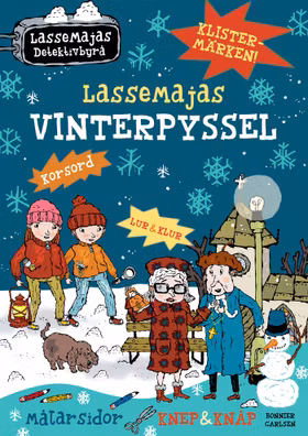 LasseMajas vinterpyssel med klistermärken