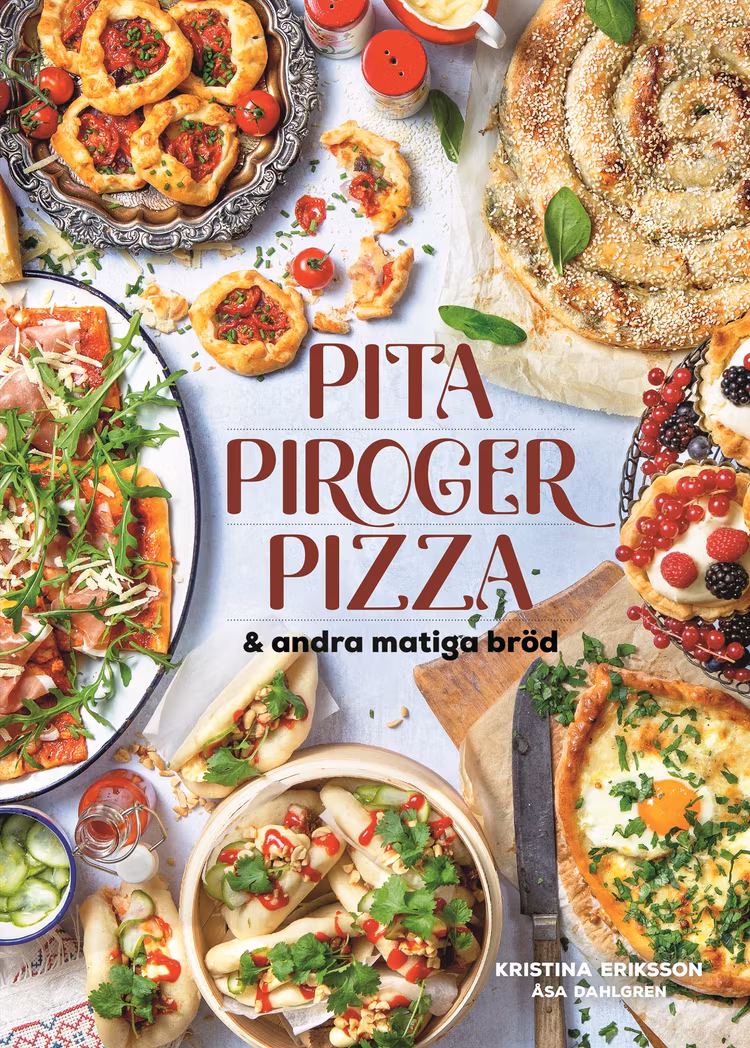 Pita, piroger, pizza & andra matiga bröd - finns i Rutströms bokhandel