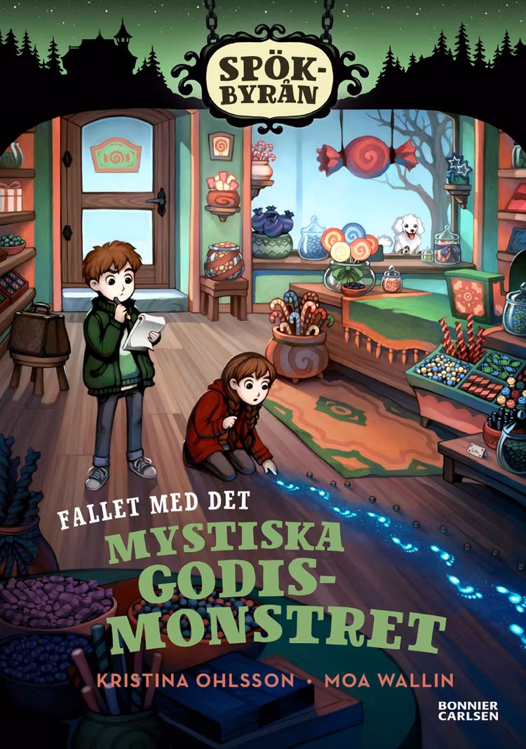 Fallet med det mystiska godismonstret -  finns i Rutströms bokhandel