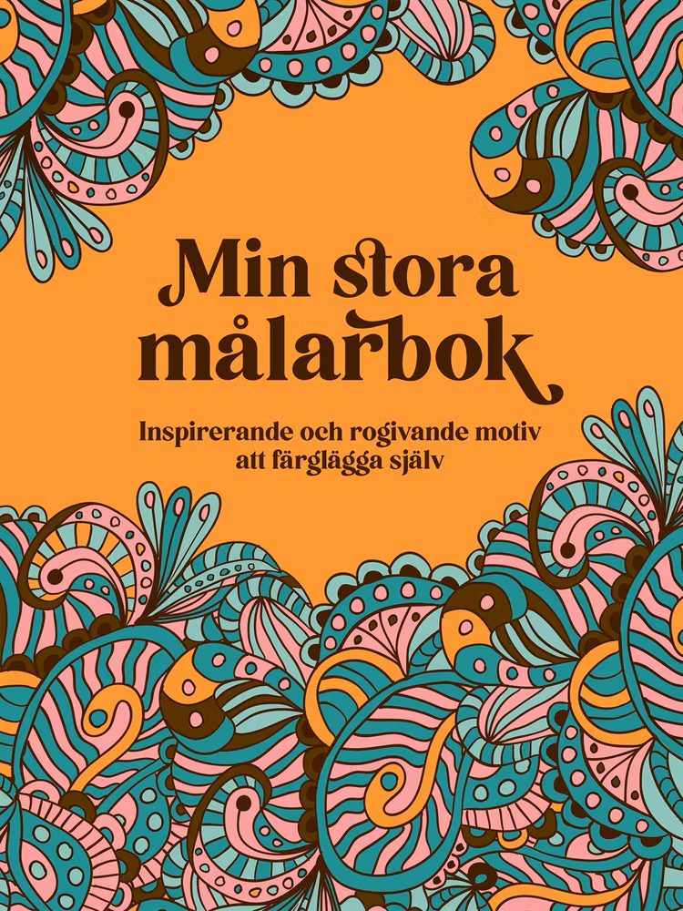 Min stora målarbok - finns i Rutströms bokhandel