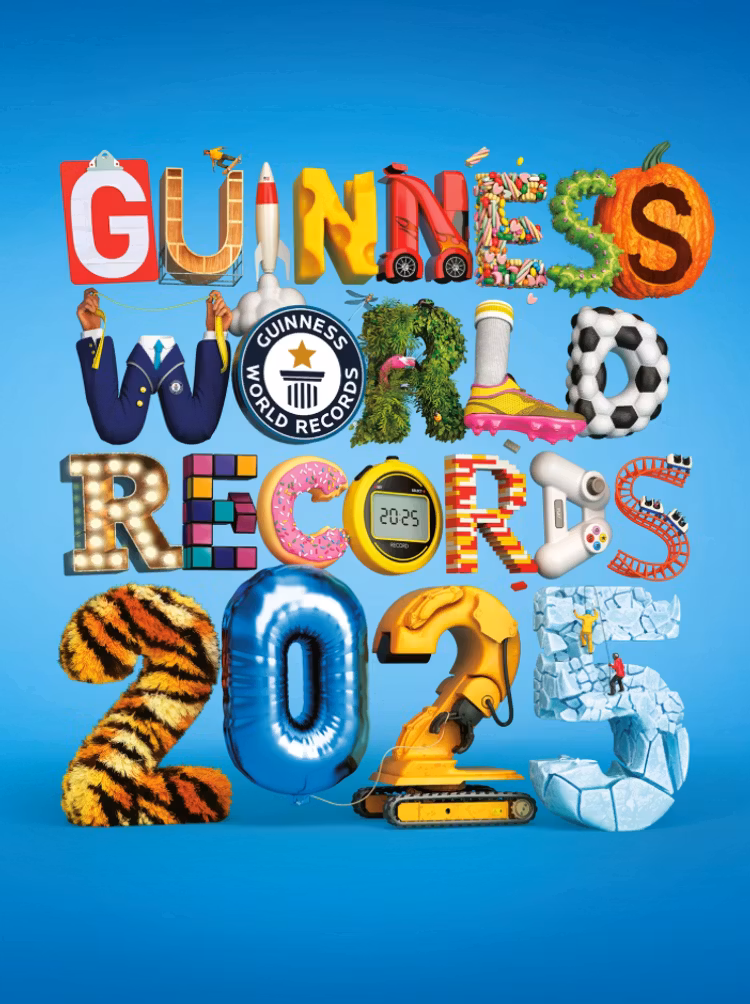 Guinness World Records 2025 - finns i Rutströms bokhandel