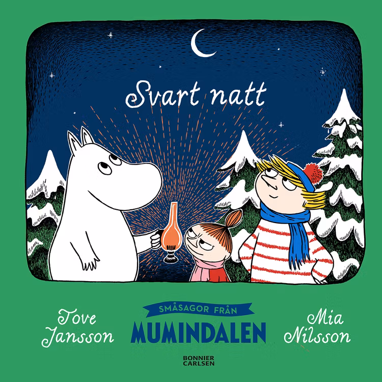 Småsagor från Mumindalen. Svart natt - finns i Rutströms bokhandel