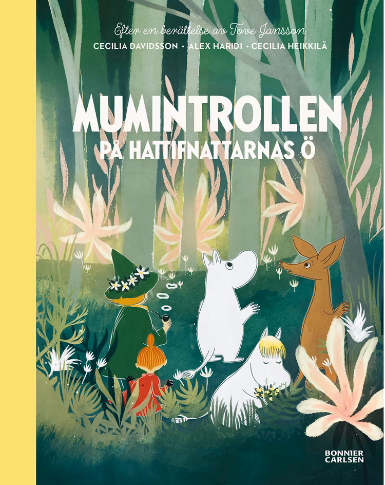 Mumintrollen på hattifnattarnas ö - finns i Rutströms bokhandel