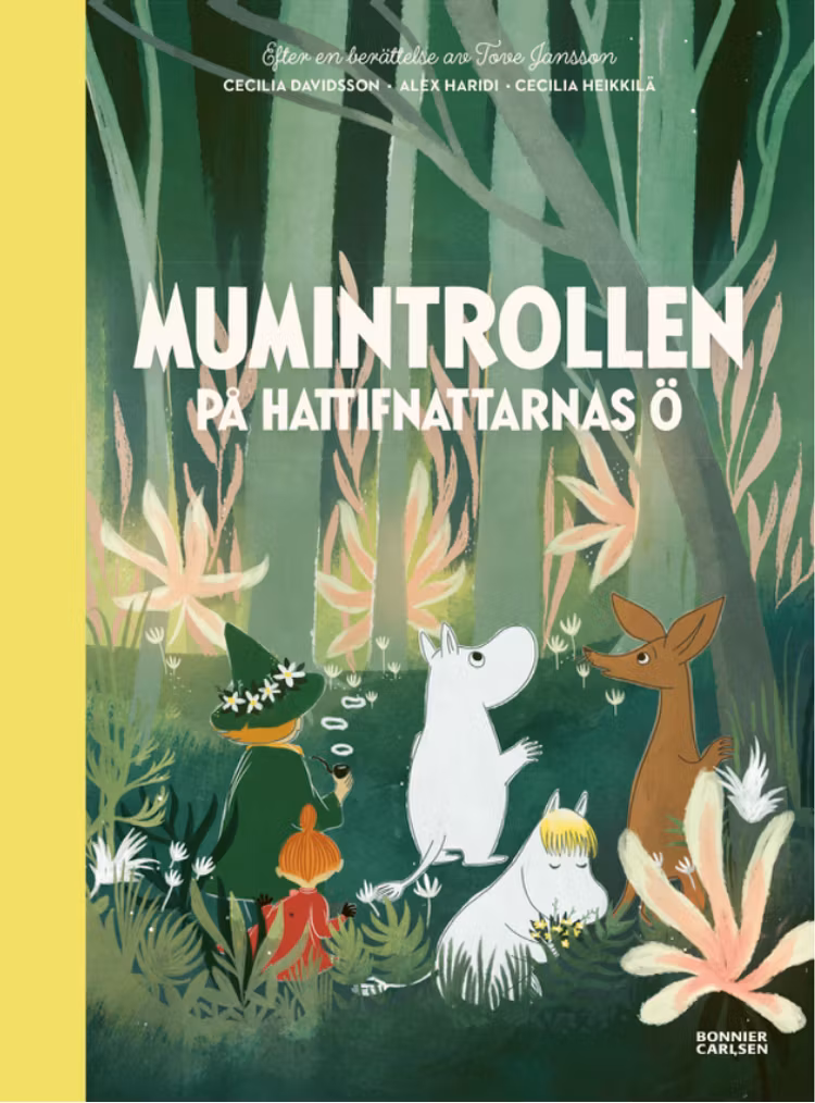 Mumintrollen på hattifnattarnas ö - finns i Rutströms bokhandel