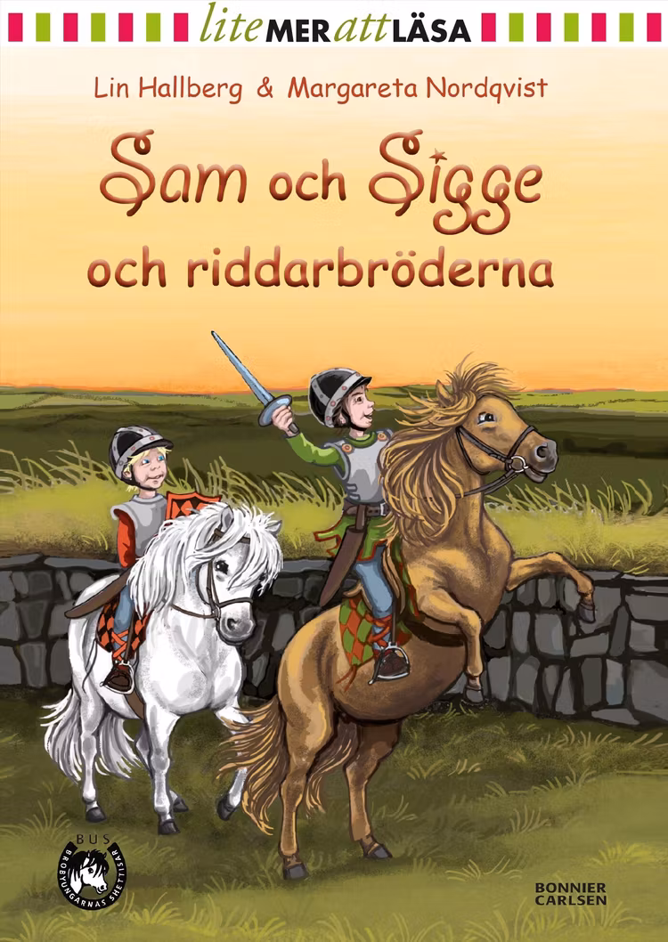 Sam och Sigge och riddarbröderna - finns i Rutströms bokhandel