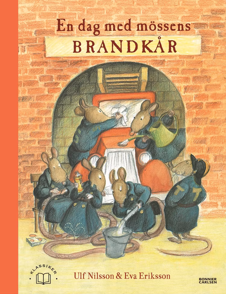 En dag med mössens brandkår - finns i Rutströms bokhandel