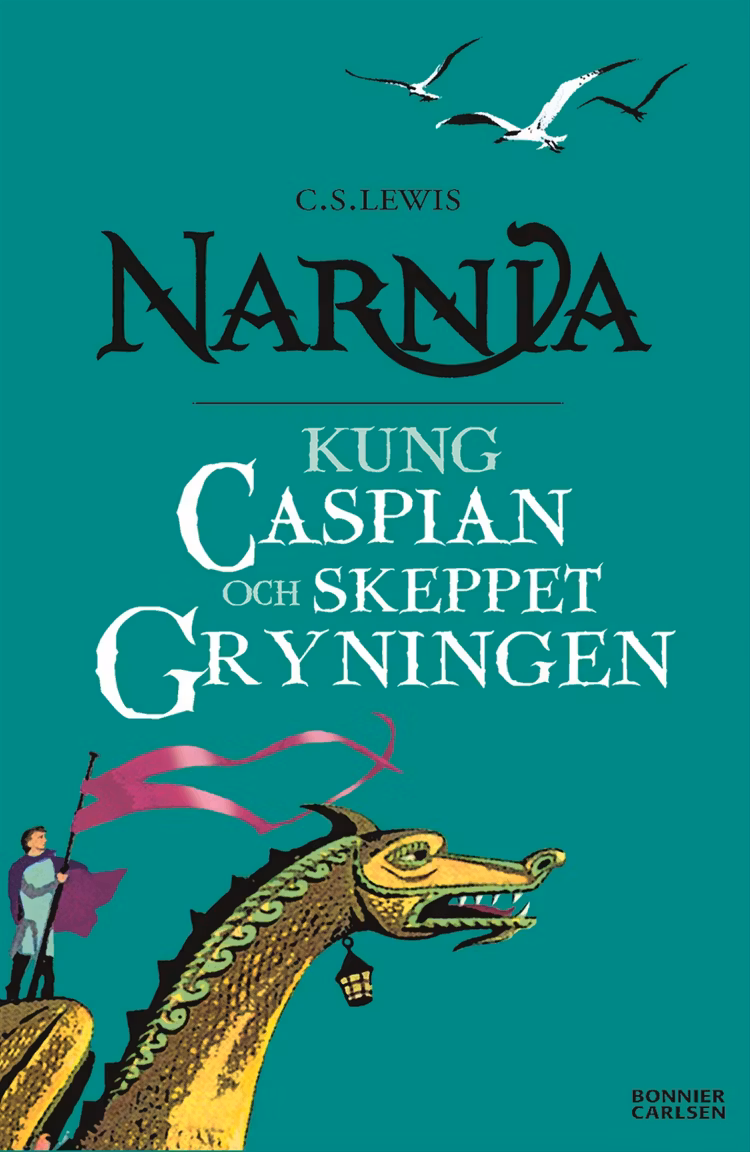Kung Caspian och skeppet Gryningen - finns i Rutströms bokhandel