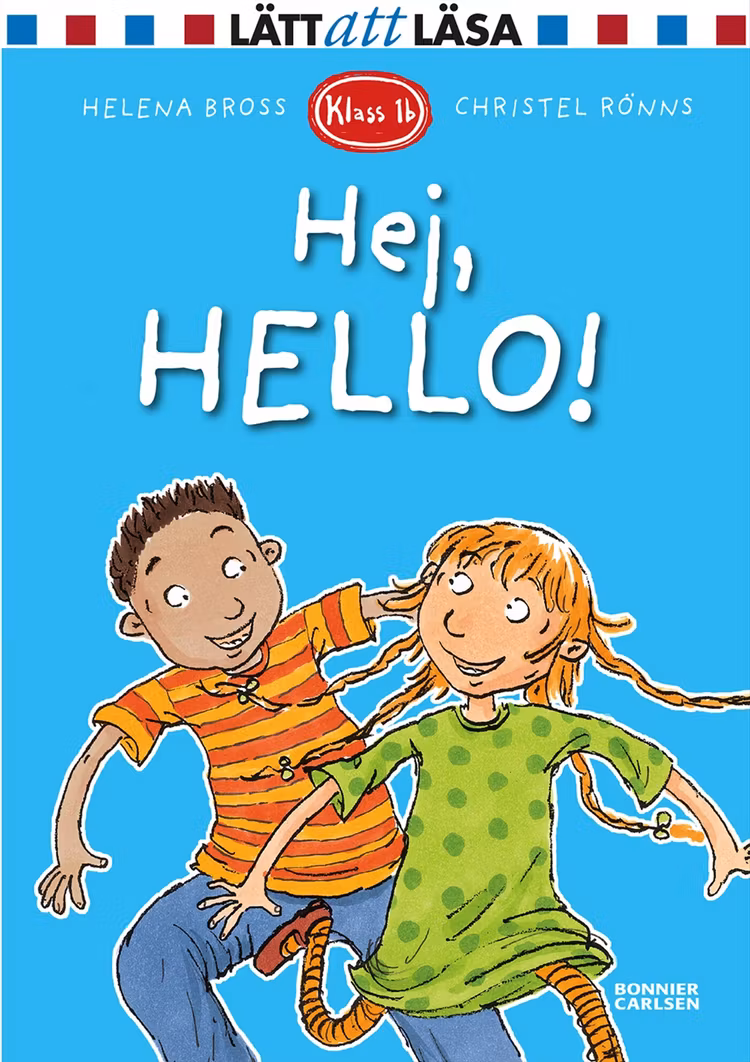Hej, hello! - finns i Rutströms bokhandel