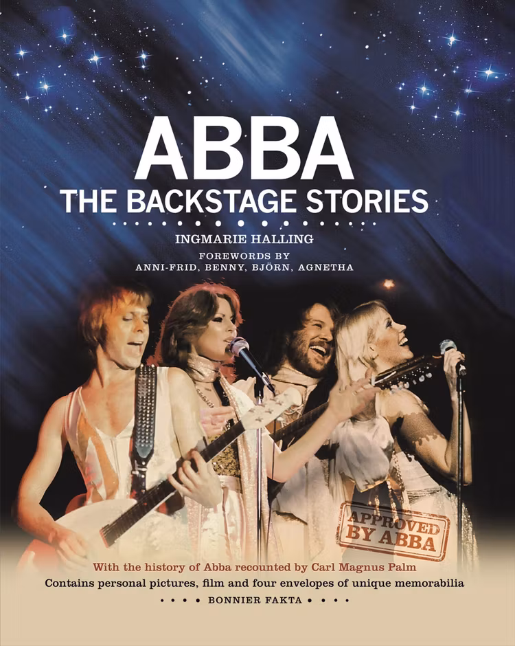 ABBA The Backstage Stories (engelsk utgåva) - finns i Rutströms bokhandel