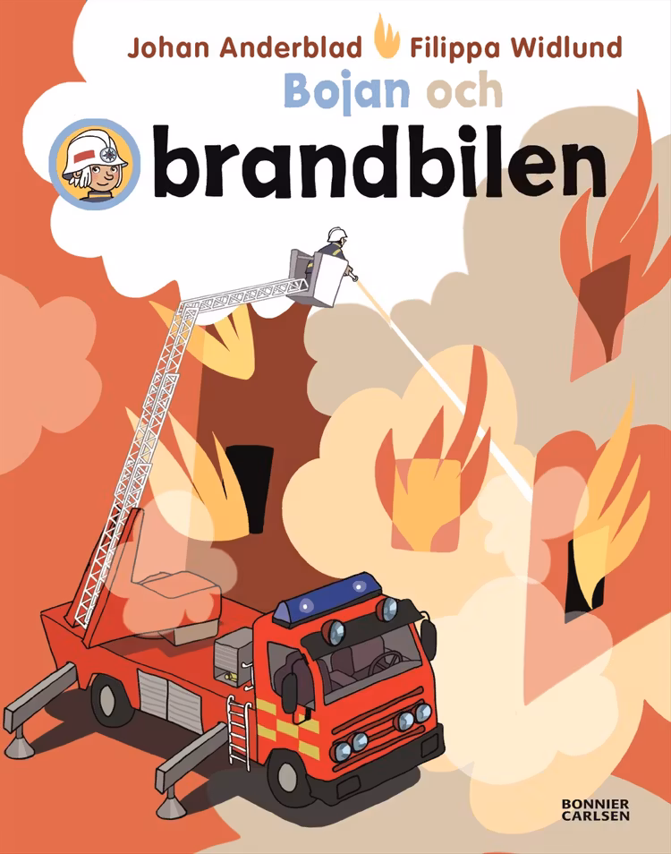 Bojan och brandbilen - finns i Rutströms bokhandel