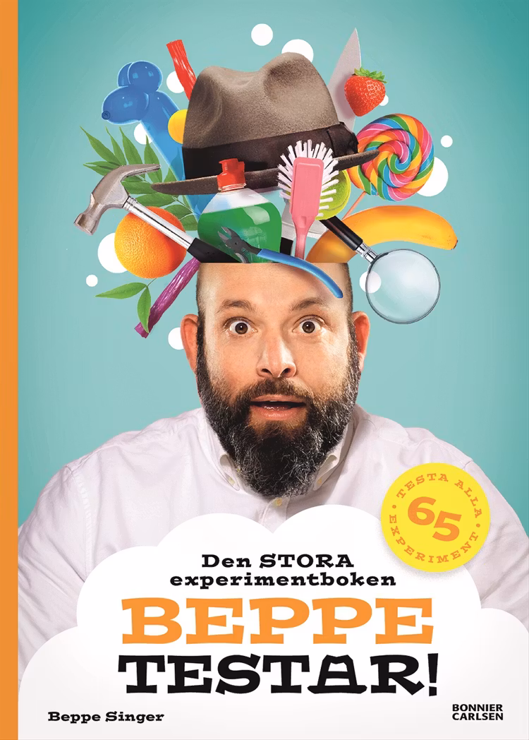 Beppe testar! Den stora experimentboken - finns i Rutströms bokhandel
