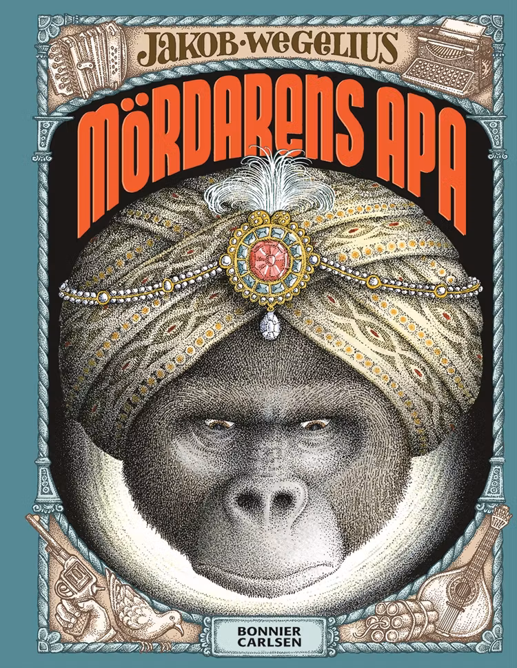 Mördarens apa - finns i Rutströms bokhandel
