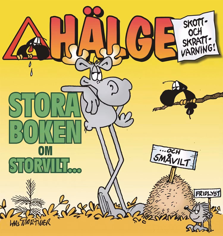 Hälge - Stora boken om storvilt ... och småvilt - finns i Rutströms bokhandel