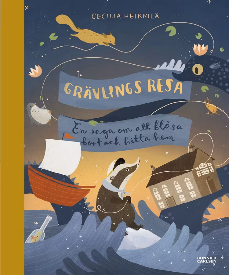 Grävlings resa - finns i Rutströms bokhandel