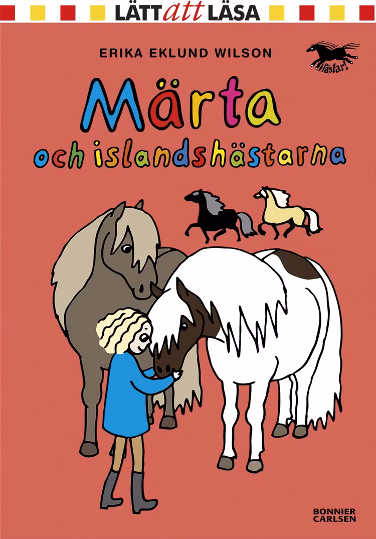 Märta och islandshästarna - finns i Rutströms bokhandel