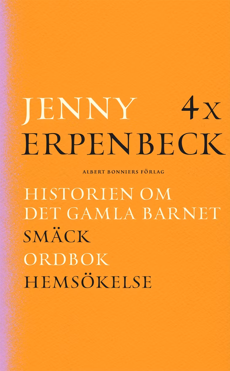 4 x Erpenbeck - finns i Rutströms bokhandel