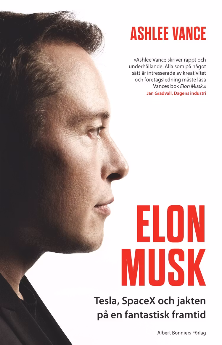 Elon Musk  - finns i Rutströms bokhandel